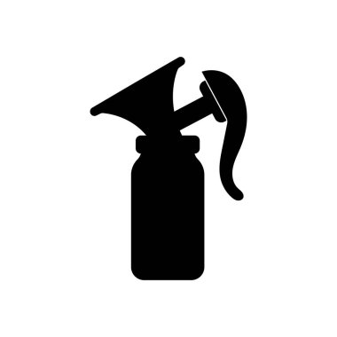 Göğüs sütü emici simge tasarımı