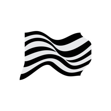 Yarış bayrağı logosu çizimi