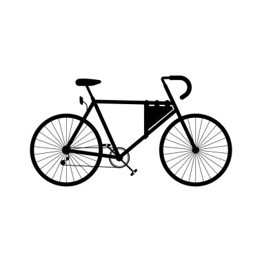 Yarış bisikleti simgesi çizimi