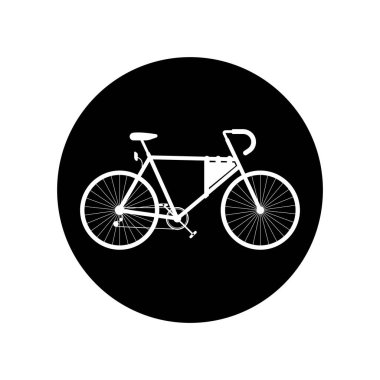 Yarış bisikleti simgesi çizimi