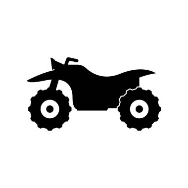 ATV araç simgesi illüstrasyon unsuru tasarımı