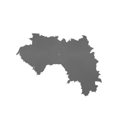Gine haritası resmetme ögesi tasarımı