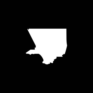 Los Angeles harita simgesi çizimi