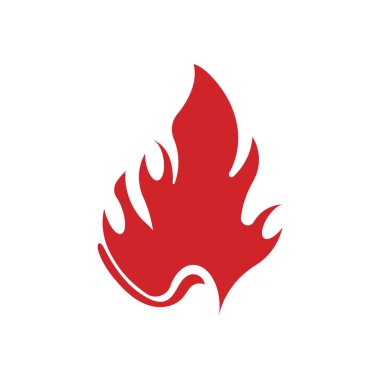 İkonu ateşle. Ateş işareti resmetme ögesi tasarımı