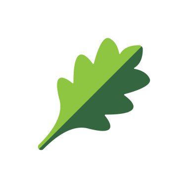 Yaprak logosu vektör illüstrasyon element tasarımı
