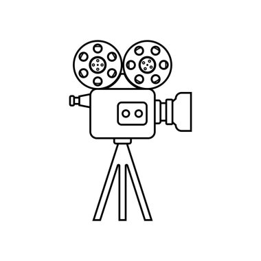 film kamera simgesi illüstrasyon unsuru tasarımı