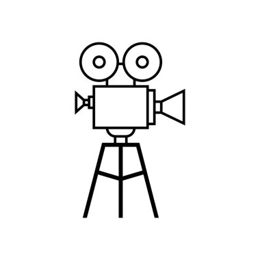 film kamera simgesi illüstrasyon unsuru tasarımı