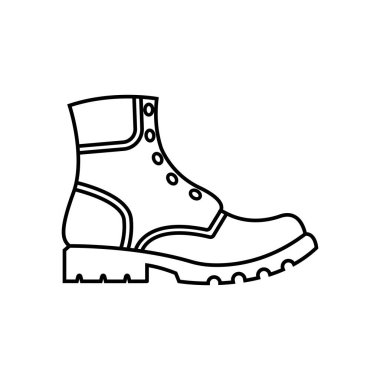 Çizme illüstrasyon simgesi logo tasarımı