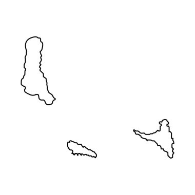 Komoros haritası resim ögesi tasarımı