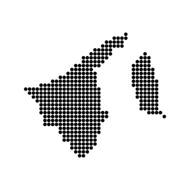 Bruney Darussalam harita resim tasarımı