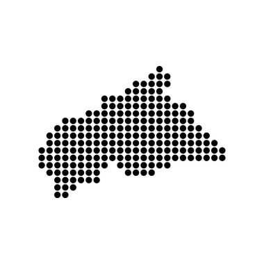 Orta Afrika Cumhuriyeti Harita Simgesi Tasarımı