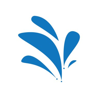 Su Sıçratma Simgesi İllüstrasyon Element Tasarımı