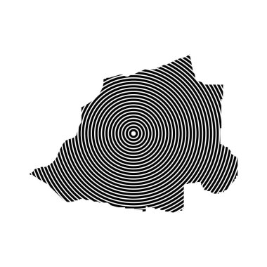 Vatikan Harita Simgesi Element Tasarımı