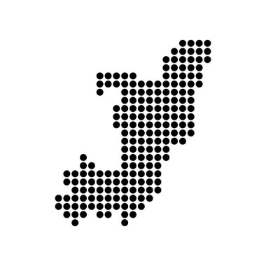 Kongo Harita Cumhuriyeti Simge İllüstrasyon Tasarımı