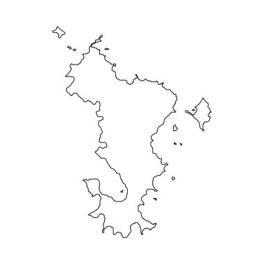 Mayotte Harita Simge Simgesi Tasarımı