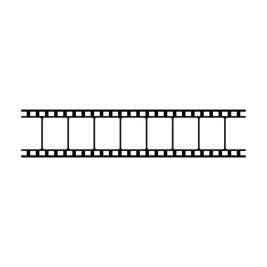 Film şeridi resim tasarım şablonu