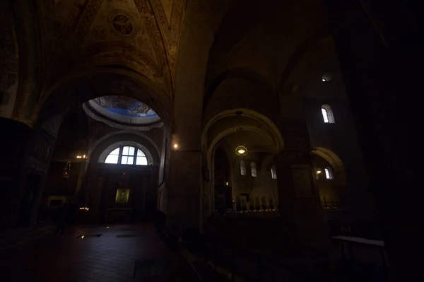 Transept Dans Presbytère Ancien Dôme Brescia — Photo
