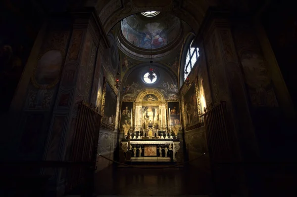 Kapel Van Het Heilig Sacrament Oude Koepel Van Brescia — Stockfoto