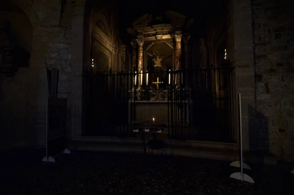 Eski Brescia Kubbesinin Ana Sahasında Sunağı Olan Bir Şapel — Stok fotoğraf