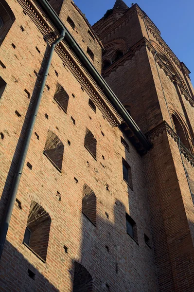 San Andrea Kilisesinin Çan Kulesi Gün Batımında Görüldü — Stok fotoğraf