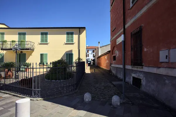 Sackgasse Zwischen Häusern Einem Dorf Auf Dem Italienischen Land Tag — Stockfoto