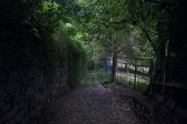Parkın giriş kapısı.