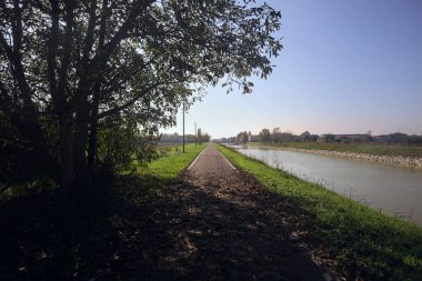 Nehir kenarındaki patika