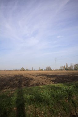 sonbahar sürülmüş alana