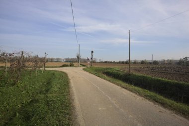 Kırsal kesişen yollarda