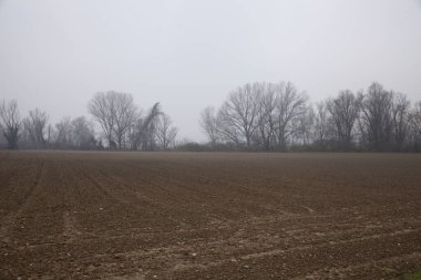 Kırsal kesimde tarla sürdüm.