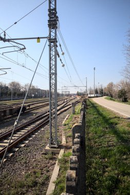 Demiryolu rayları ve patika