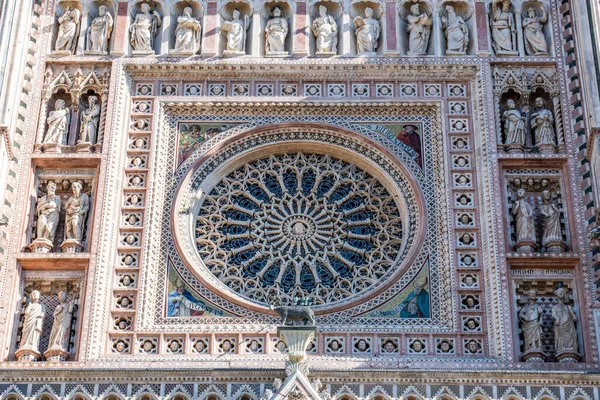 Detail Facade Cathedral Orvieto — Stock Photo, Image