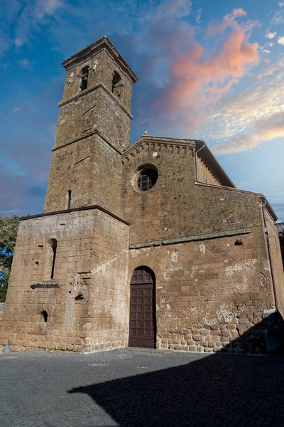 Kostel San Giovenale Městě Orvieto — Stock fotografie