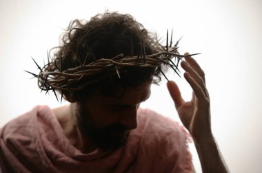 Dikenli İsa 'nın portresini tasavvur et 