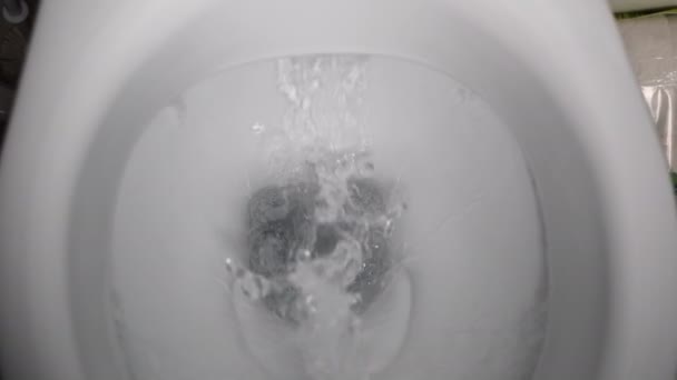 Ilustrovat Snadné Kroky Čisté Čerstvé Koupelny Splachováním Toalety Důraz Rutinní — Stock video