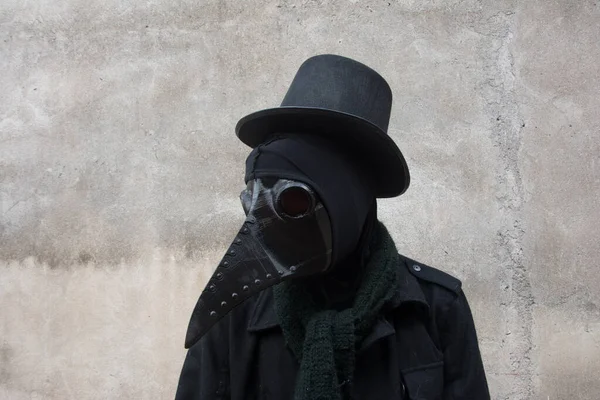 Closeup photograph of doctor plague