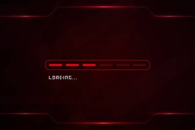 Teknoloji sektörü için soyut teknoloji arayüzü vektör tasarımı yükleniyor.