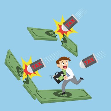 İşadamı vergiyle saldırıya uğradı.