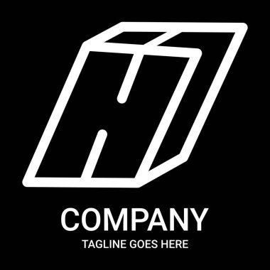 H anahat logo tasarımı. Şirketler, oyuncular ya da tişört tasarımları, kupalar, şapkalar ve benzerleri için uygundur. Bu tasarım aynı zamanda minimalist, estetik, profesyonel, sportif, eşsiz ve elbette çok havalı görünüyor..