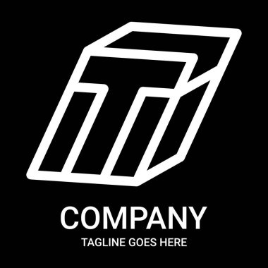 T tasarımı logo tasarımı. Şirketler, oyuncular ya da tişört tasarımları, kupalar, şapkalar ve benzerleri için uygundur. Bu tasarım aynı zamanda minimalist, estetik, profesyonel, sportif, eşsiz ve elbette çok havalı görünüyor..