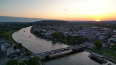 Vistula (Wisla) Nehri - Krakow, Polonya 