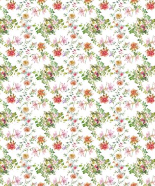 Tekstil, Kumaş, Moda, Sanat, İç mimari vs. tasarım çalışmaları için kusursuz desenler. 