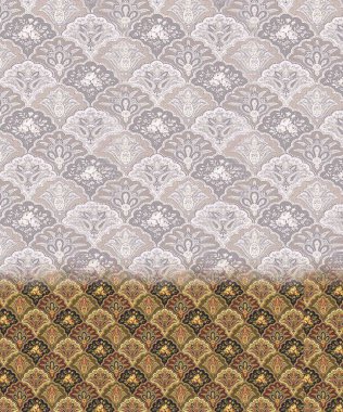 Tekstil, Kumaş, Moda, Sanat, İç mimari vs. tasarım çalışmaları için kusursuz desenler. 