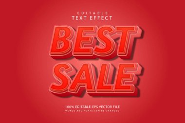 En iyi satılan metin efekti 3 boyut kabartma modern stili