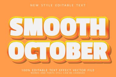 pürüzsüz eklenebilir metin efekti modern stili kabartma