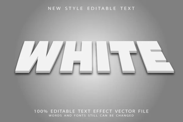 stock vector white editable text effect emboss modern style