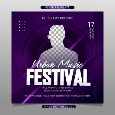 Şehir müzik festivali broşürü