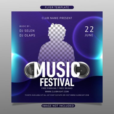 Müzik festivali broşürü