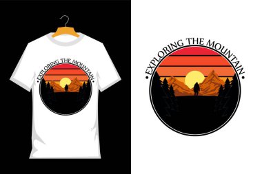 Dağ Tişörtü Tasarımı Araştırması