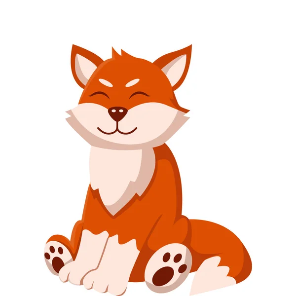 Cute Squirrel Character Design Illustration — Stock Vector